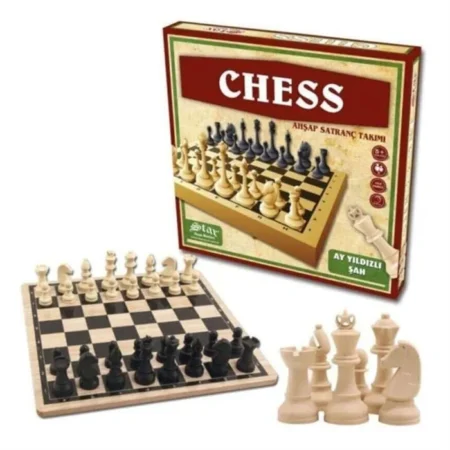 Star Chess Ahşap Satranç Takımı 1050859 